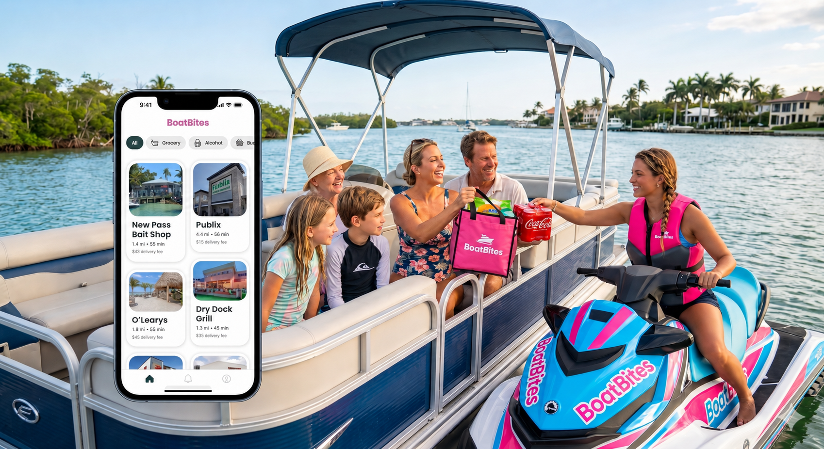 IBI: New on-water food delivery service to launch in Florida